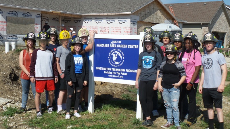 Fire-Rescue-EMR Students at the construction site of KACC House 22